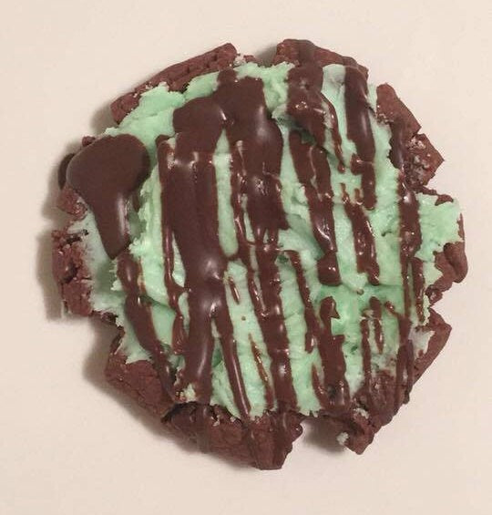 Mint Grasshopper Chocolate Sugar Cookies