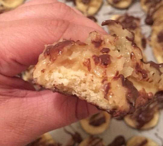 Gourmet Homemade Samoa Cookies