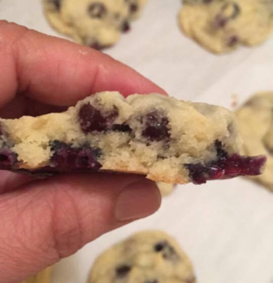 Blueberry Cream Cheese with Lemon Glaze