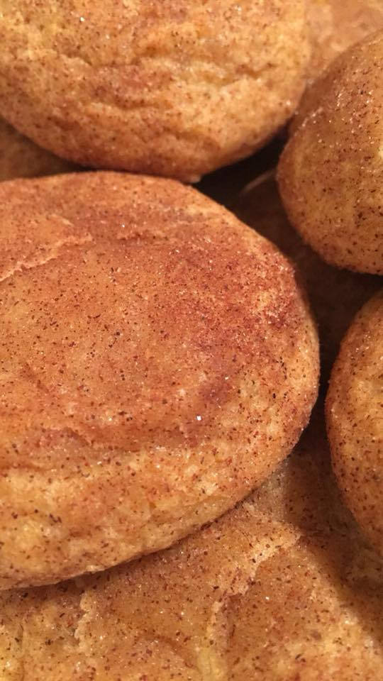 Cheesecake Stuffed Pumpkin Snickerdoodles