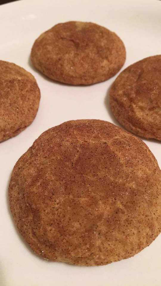 Cheesecake Stuffed Pumpkin Snickerdoodles