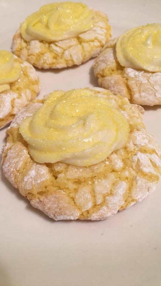 Lemon Crinkle Cookies