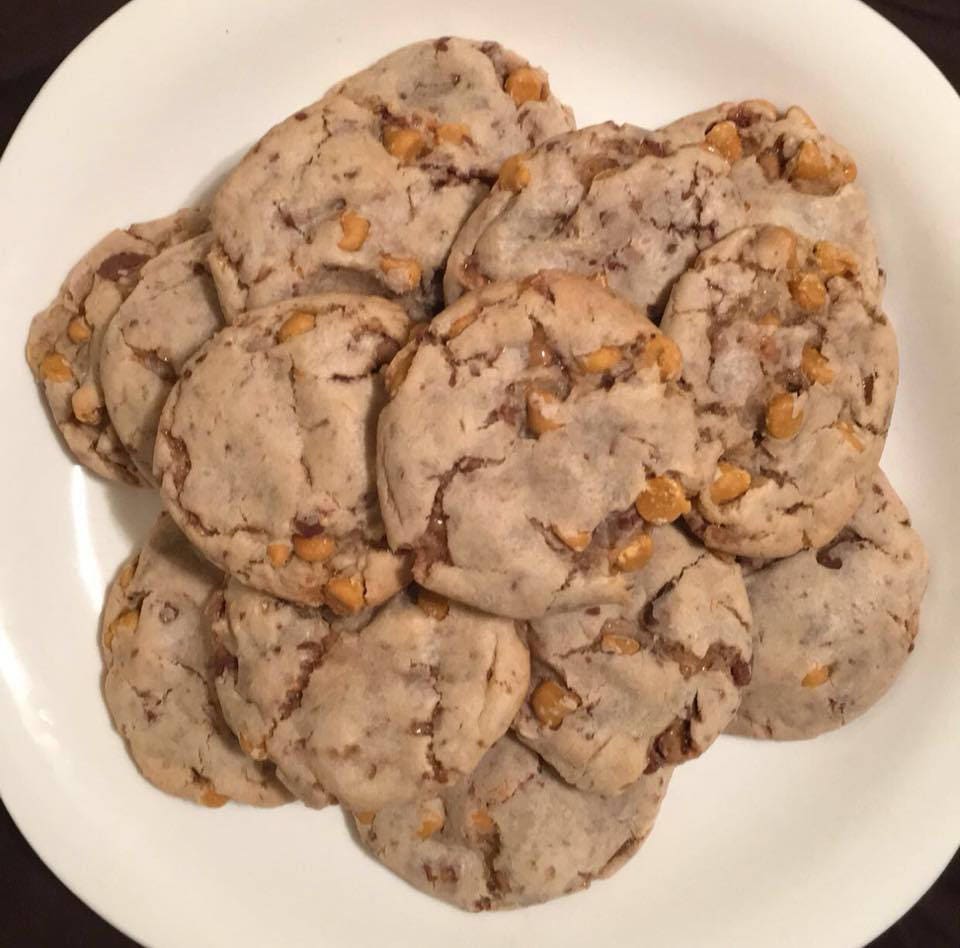 Butterscotch Toffee Cookies
