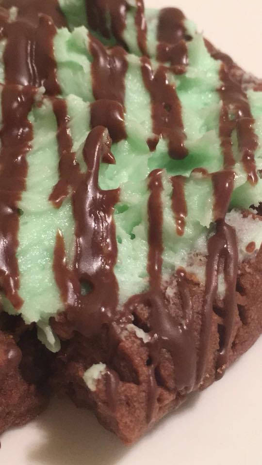 Mint Grasshopper Chocolate Sugar Cookies