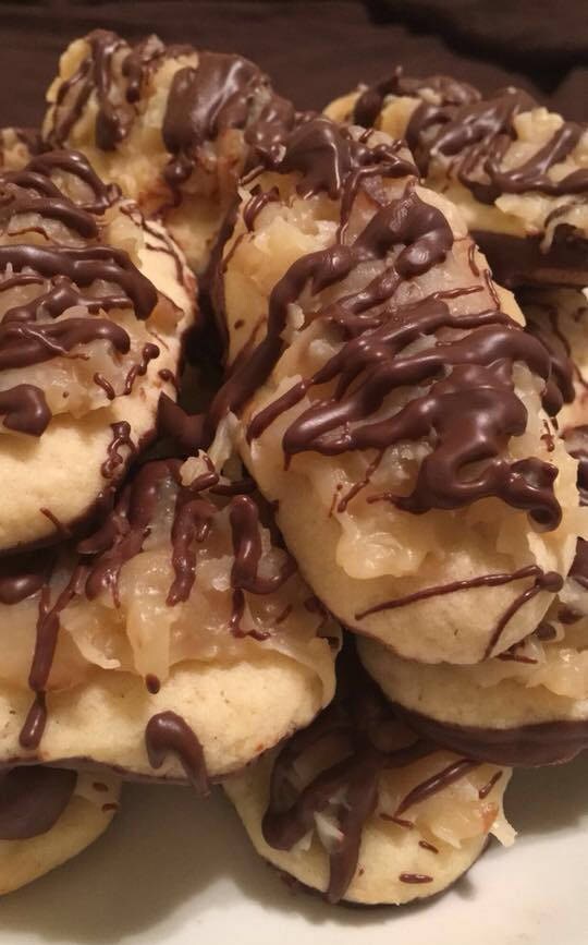 Gourmet Homemade Samoa Cookies
