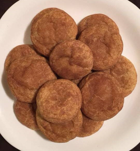 Cheesecake Stuffed Pumpkin Snickerdoodles