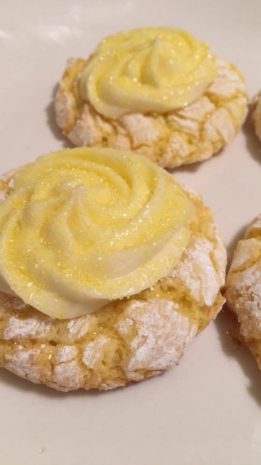 Lemon Crinkle Cookies