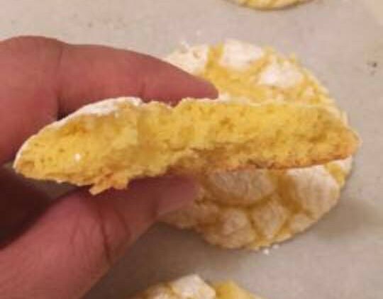 Lemon Crinkle Cookies