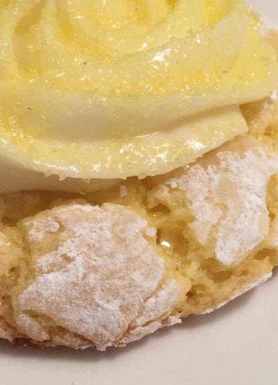 Lemon Crinkle Cookies