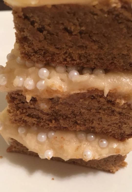 Caramel-Gingerbread Bars