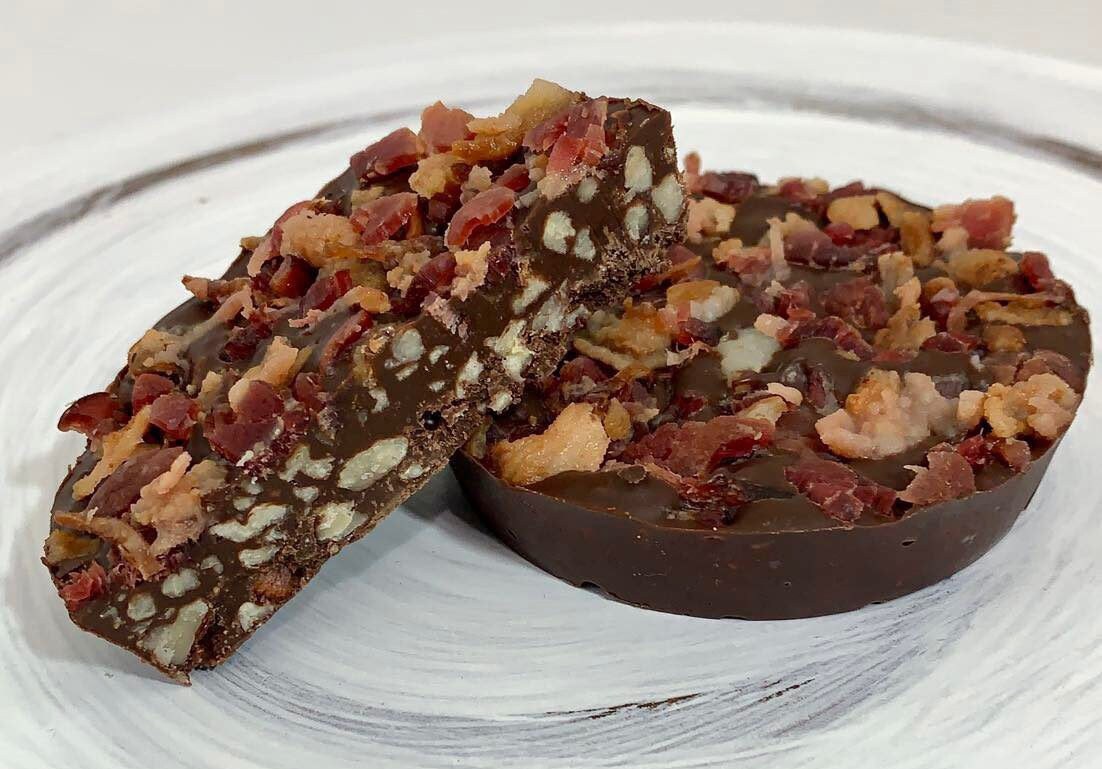 KETO Candied Bacon Discs