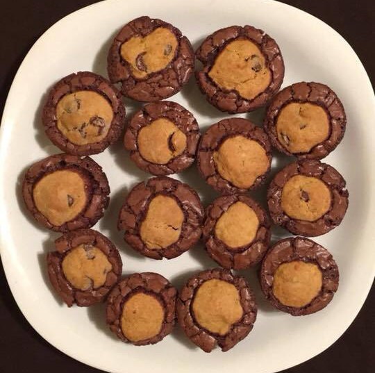 Pumpkin Brookies