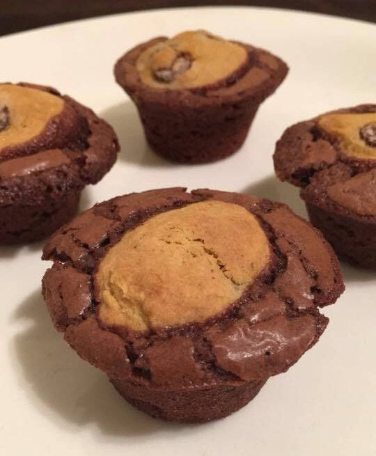 Pumpkin Brookies