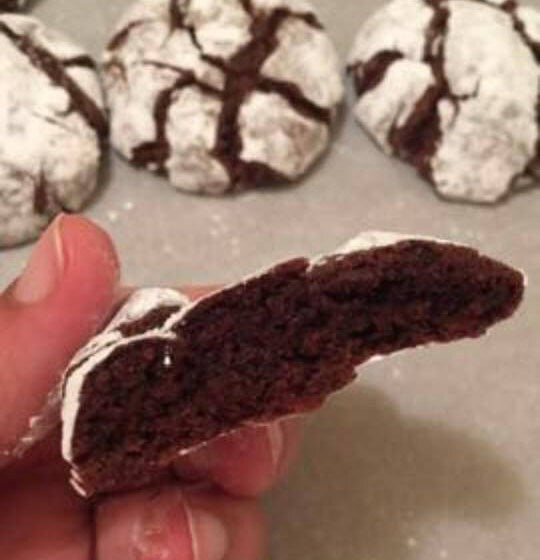 Chocolate Crinkle Cookies