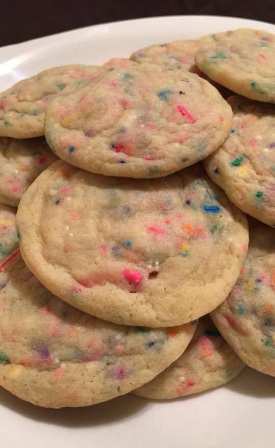 Sprinkle Pudding Cookies