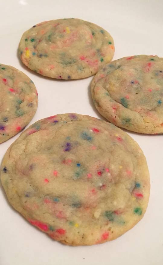 Sprinkle Pudding Cookies