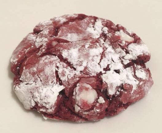 Red Velvet Crinkle Cookies