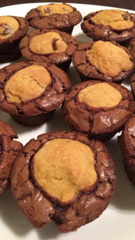 Pumpkin Brookies