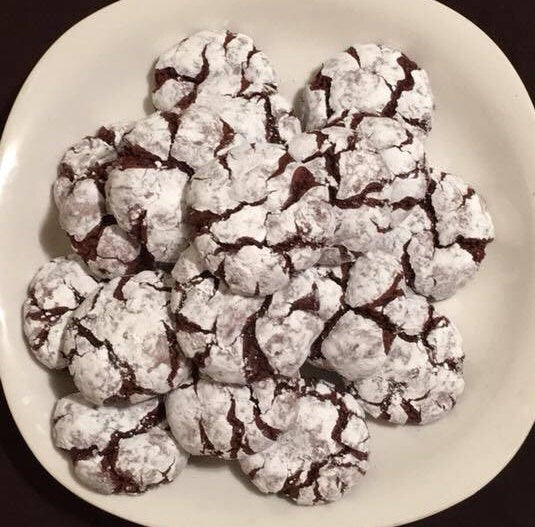 Chocolate Crinkle Cookies