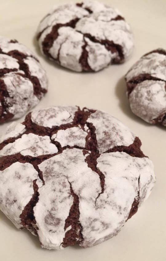 Chocolate Crinkle Cookies