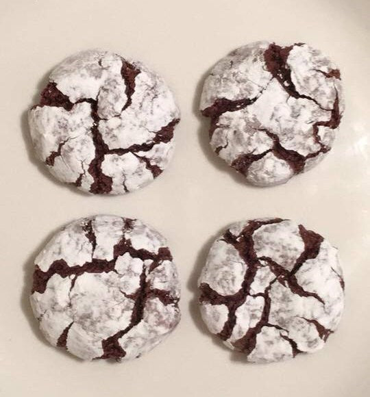 Chocolate Crinkle Cookies