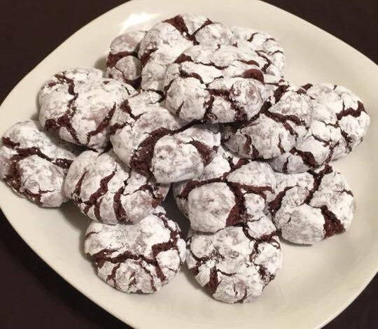 Chocolate Crinkle Cookies