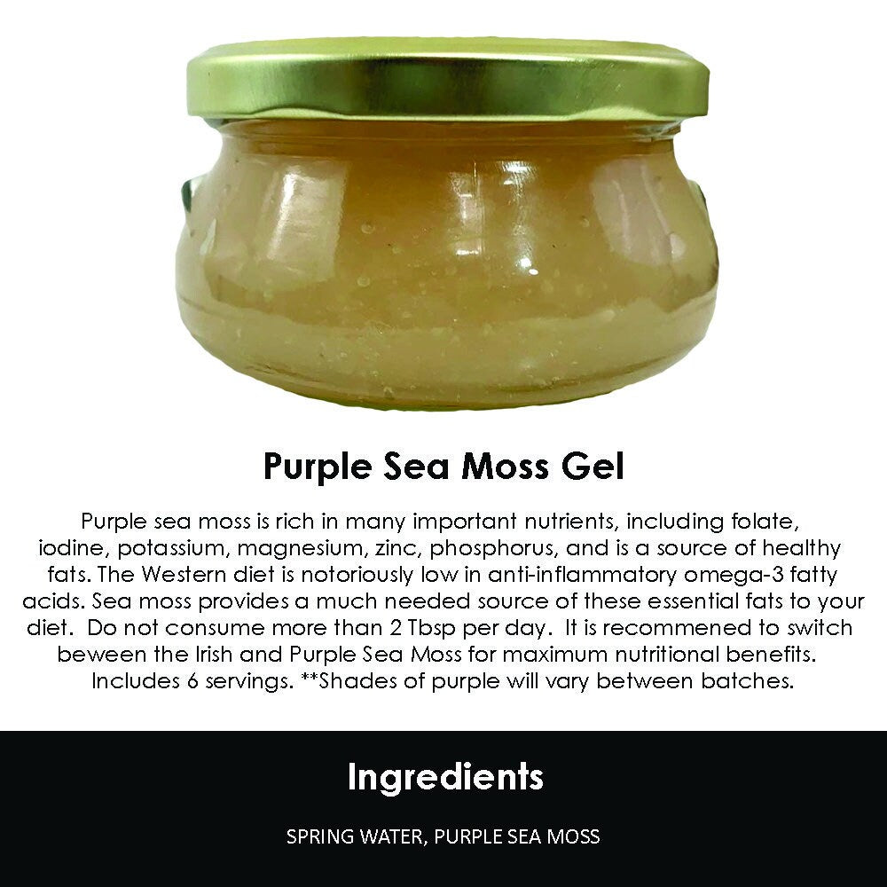 Irish and Purple Sea Moss Gel