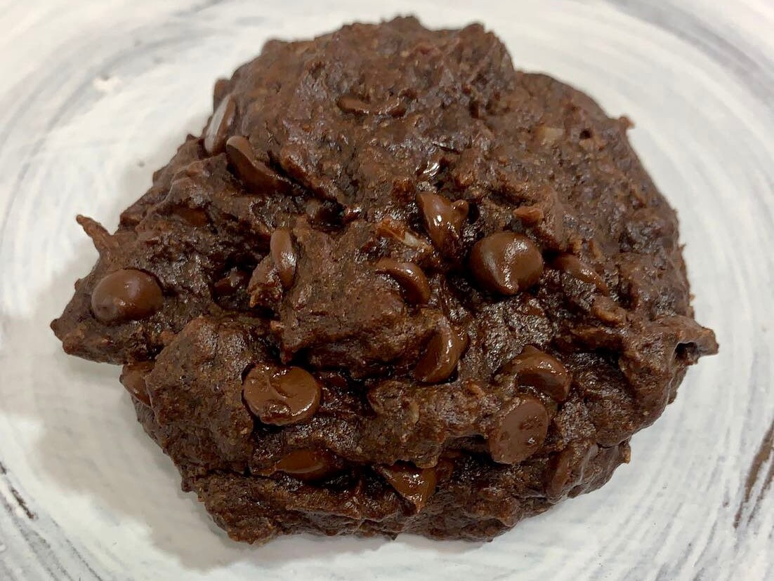 Vegan Double Chocolate Coconut Cookies